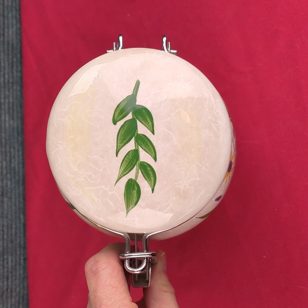 Tabletrendz By Sakura Stoneware Salad Plates And Latch Canister Floral Applique - Picture 15 of 17